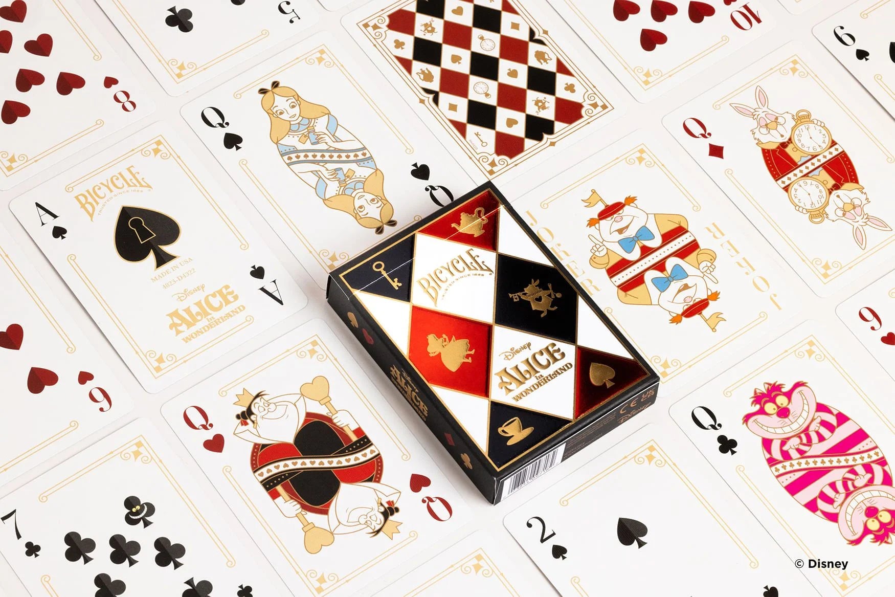 Bicycle Alice in Wonderland Playing Cards - Eclipse Games Puzzles Novelties