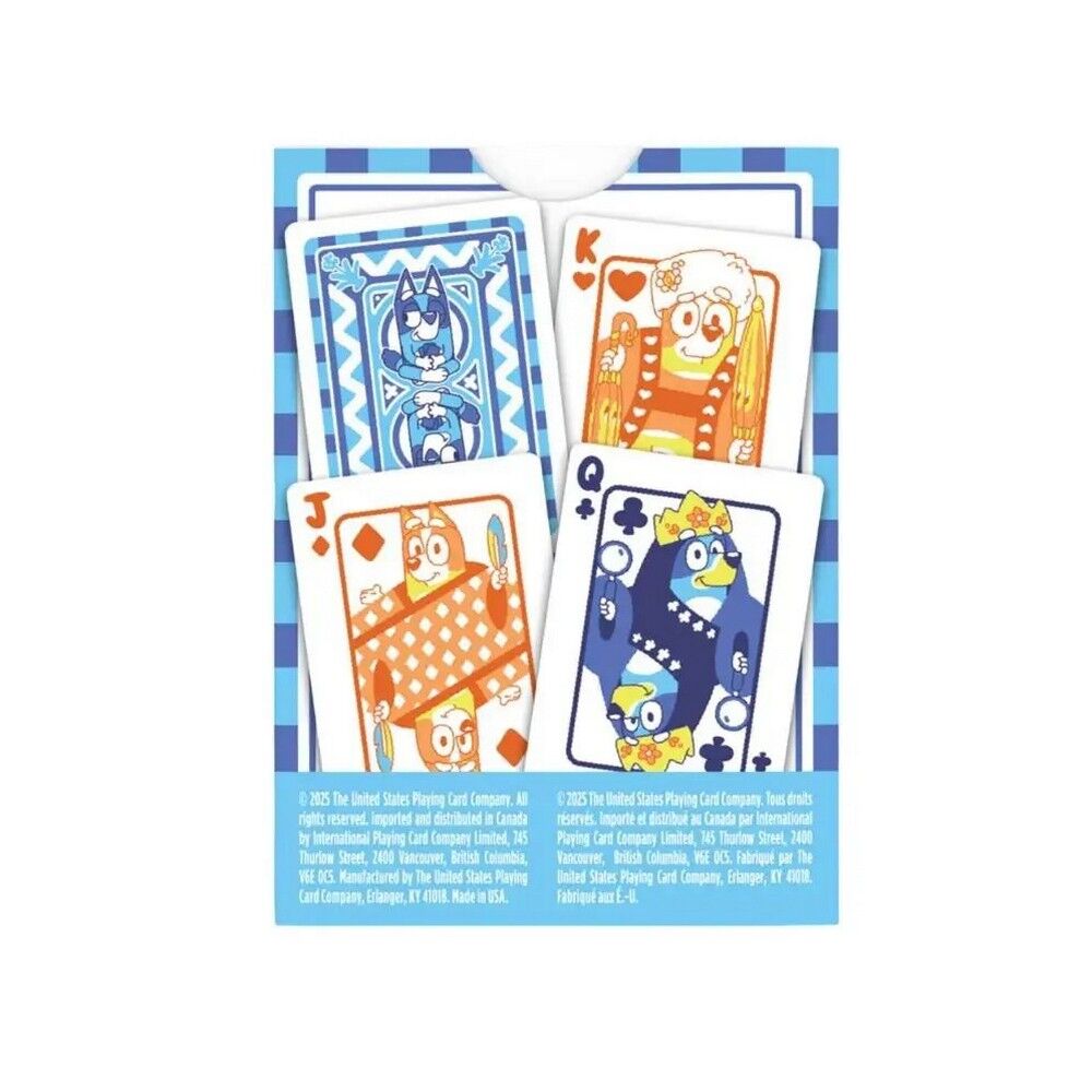 Bicycle Bluey Playing Cards - Eclipse Games Puzzles Novelties