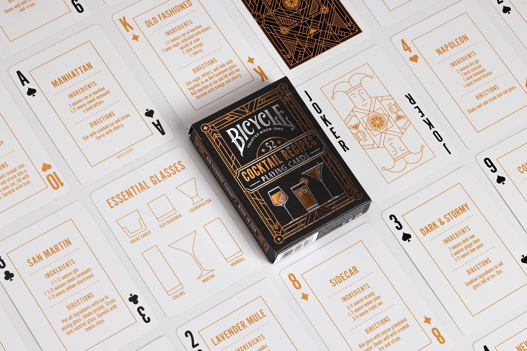 Bicycle Cocktail Playing Cards Eclipse Games Puzzles Novelties