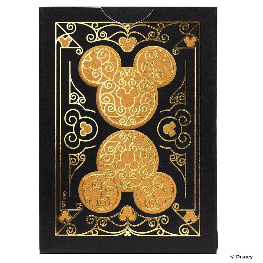 Bicycle Disney Black & Gold Mickey Playing Cards - Eclipse Games Puzzles Novelties