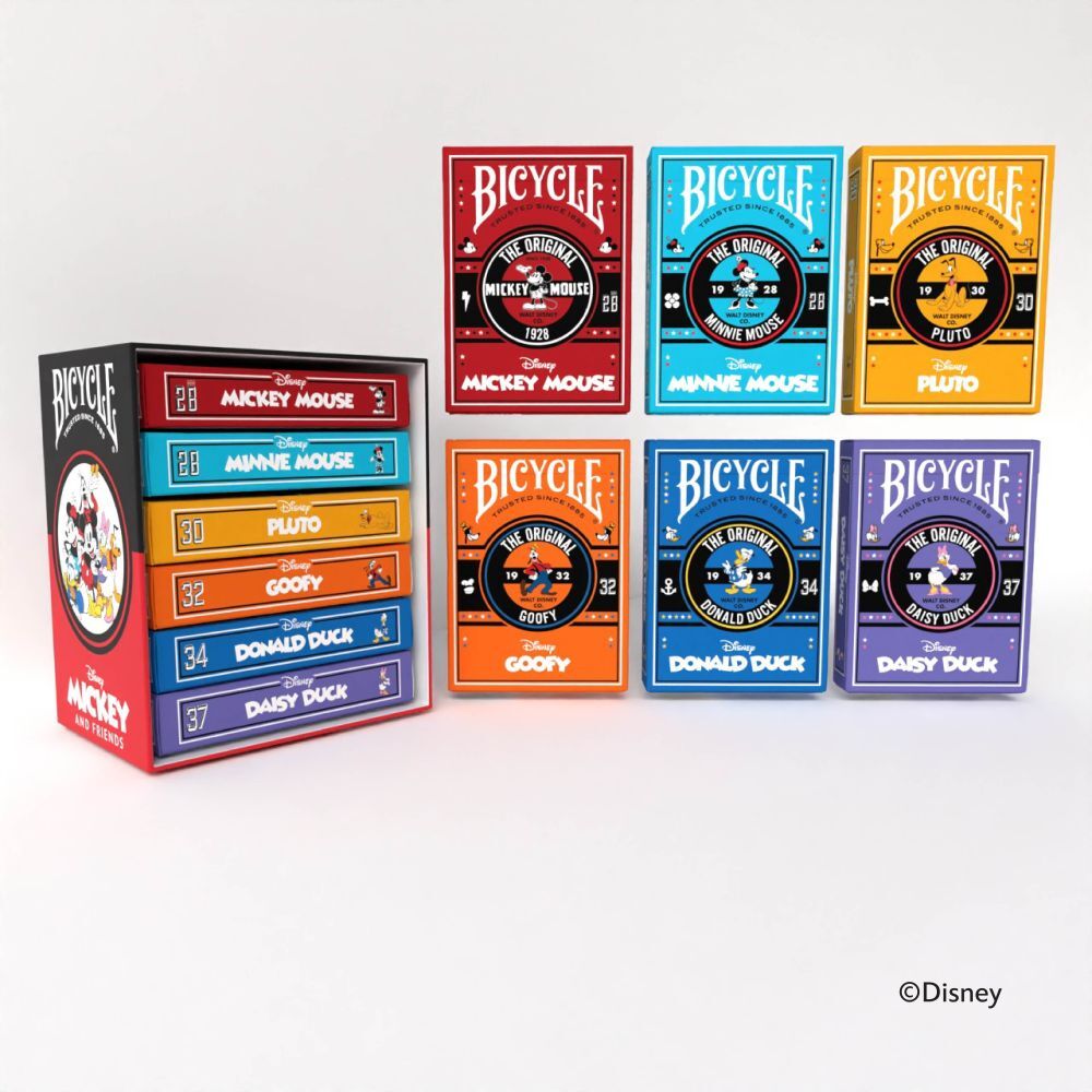 Bicycle Disney Mickey and Friends Playing Cards Box Set - Eclipse Games Puzzles Novelties