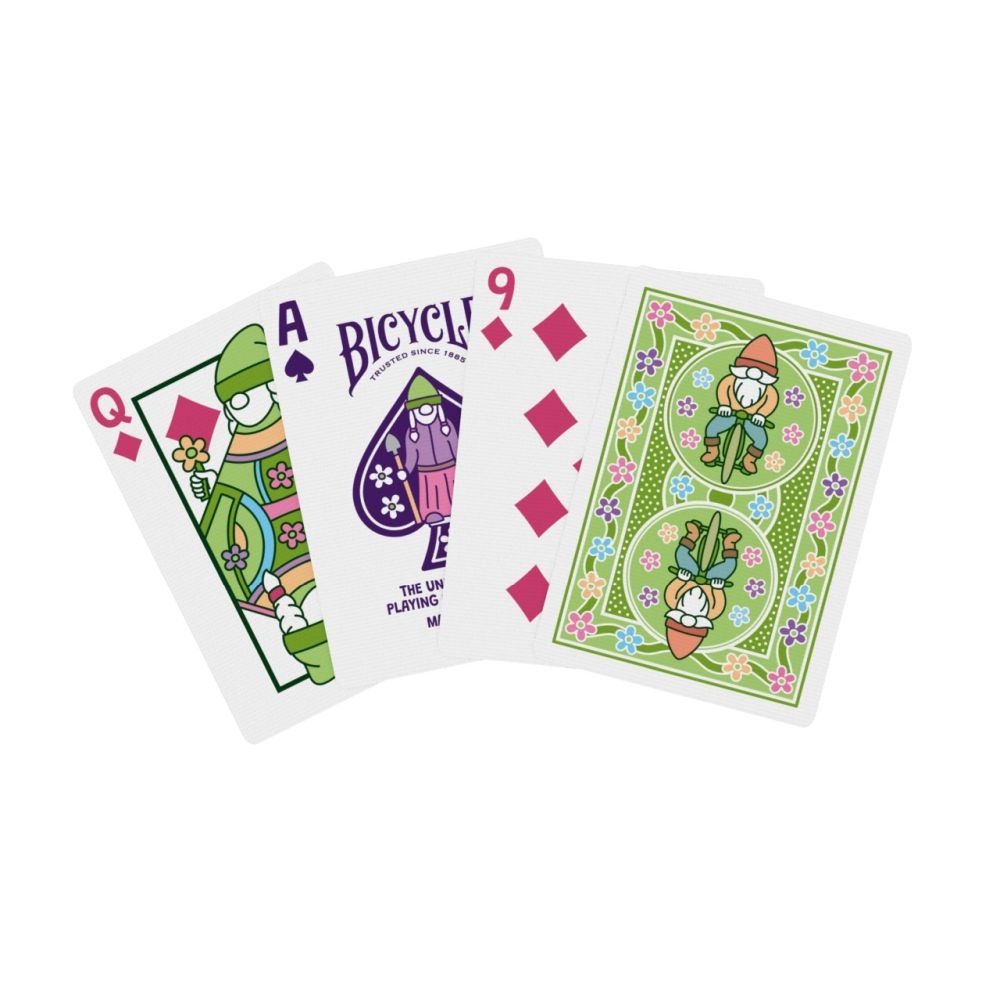 Bicycle Garden Gnome Playing Cards - Eclipse Games Puzzles Novelties