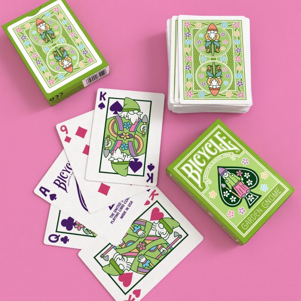Bicycle Garden Gnome Playing Cards - Eclipse Games Puzzles Novelties