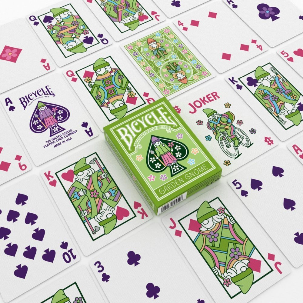 Bicycle Garden Gnome Playing Cards - Eclipse Games Puzzles Novelties