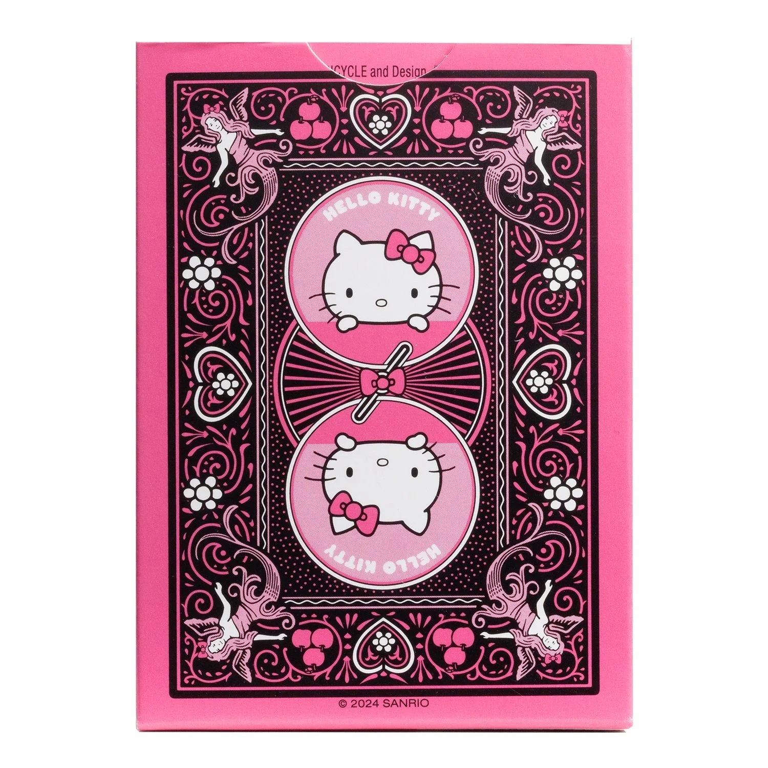 Bicycle Hello Kitty Black & Pink Playing Cards - Eclipse Games Puzzles Novelties