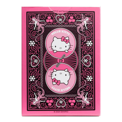 Bicycle Hello Kitty Black & Pink Playing Cards - Eclipse Games Puzzles Novelties