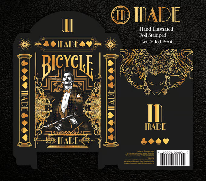 Bicycle Made Gold Playing Cards by Crooked Kings