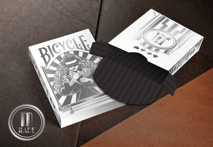 Bicycle Made Silver Playing Cards by Crooked Kings - Eclipse Games Puzzles Novelties