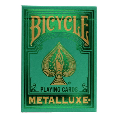 Bicycle MetalLuxe Green 2022 Playing Cards Eclipse Games Puzzles Novelties