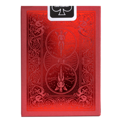 Bicycle MetalLuxe Red 2022 Playing Cards Eclipse Games Puzzles Novelties