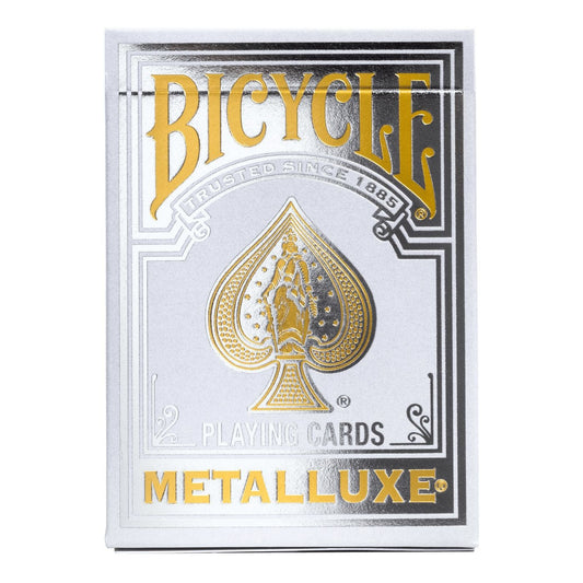 Bicycle Metalluxe Silver Playing Cards Eclipse Games Puzzles Novelties