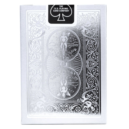 Bicycle Metalluxe Silver Playing Cards Eclipse Games Puzzles Novelties