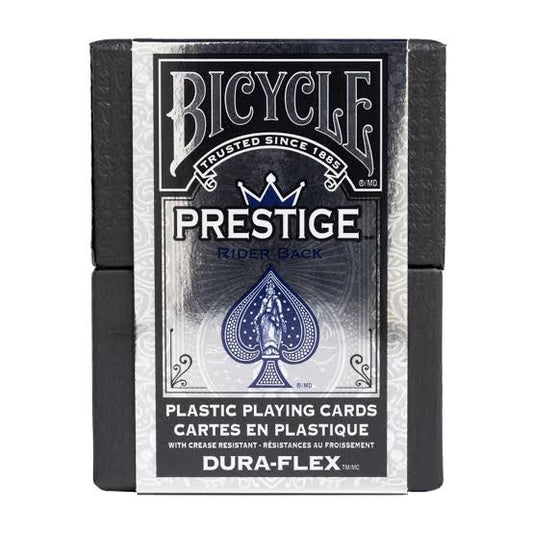 Bicycle Prestige Blue Rider Back 100% Plastic Playing Cards 1