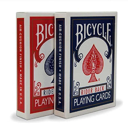 Bicycle Red Classic Rider Back BLUE Seal Playing Cards