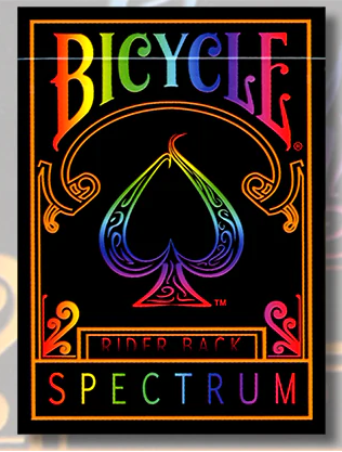 Bicycle Spectrum Rider Back Playing Cards - Eclipse Games Puzzles Novelties