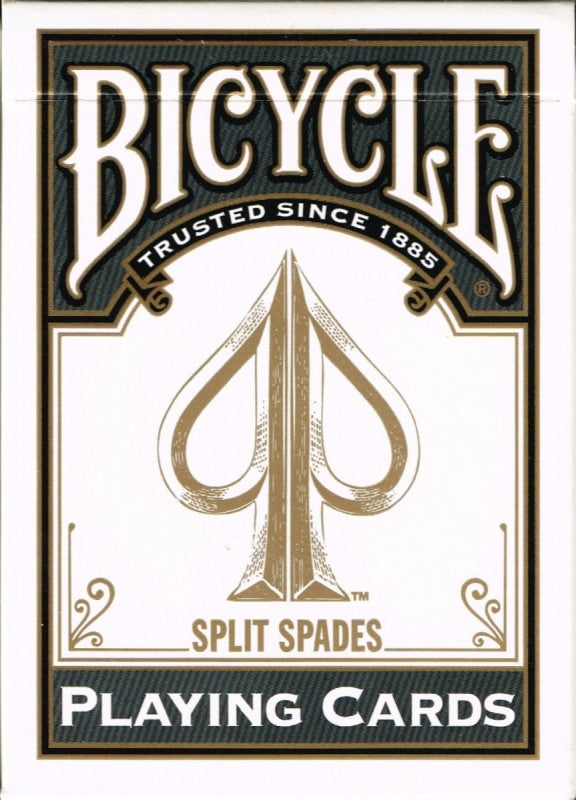 Bicycle Split Spades Black Playing Cards - David Blaine - Eclipse Games Puzzles Novelties