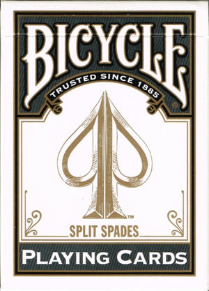 Bicycle Split Spades Black Playing Cards - David Blaine