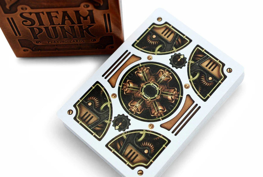 Bicycle Steampunk Copper Playing Cards - Eclipse Games Puzzles Novelties