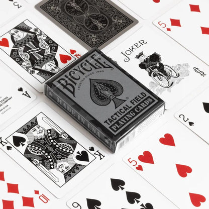 Bicycle Tactical Field 2024 (Mixed Inner) Navy and Blackout Playing Cards Eclipse Games Puzzles Novelties