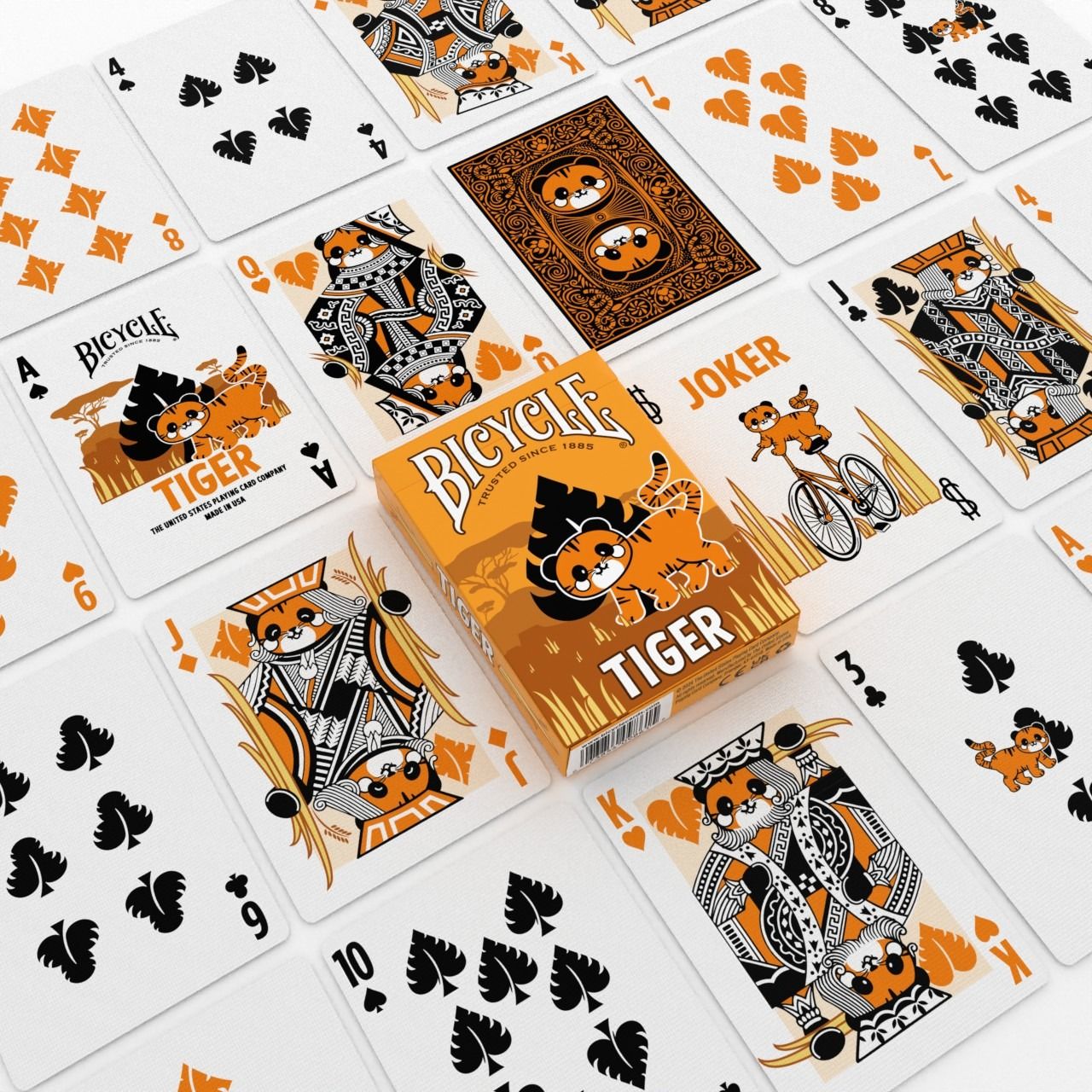 Bicycle Tiger Playing Cards - Eclipse Games Puzzles Novelties