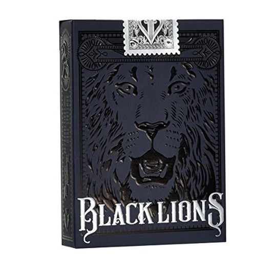 Black Lions Black Playing Cards by David Blaine - Eclipse Games Puzzles Novelties