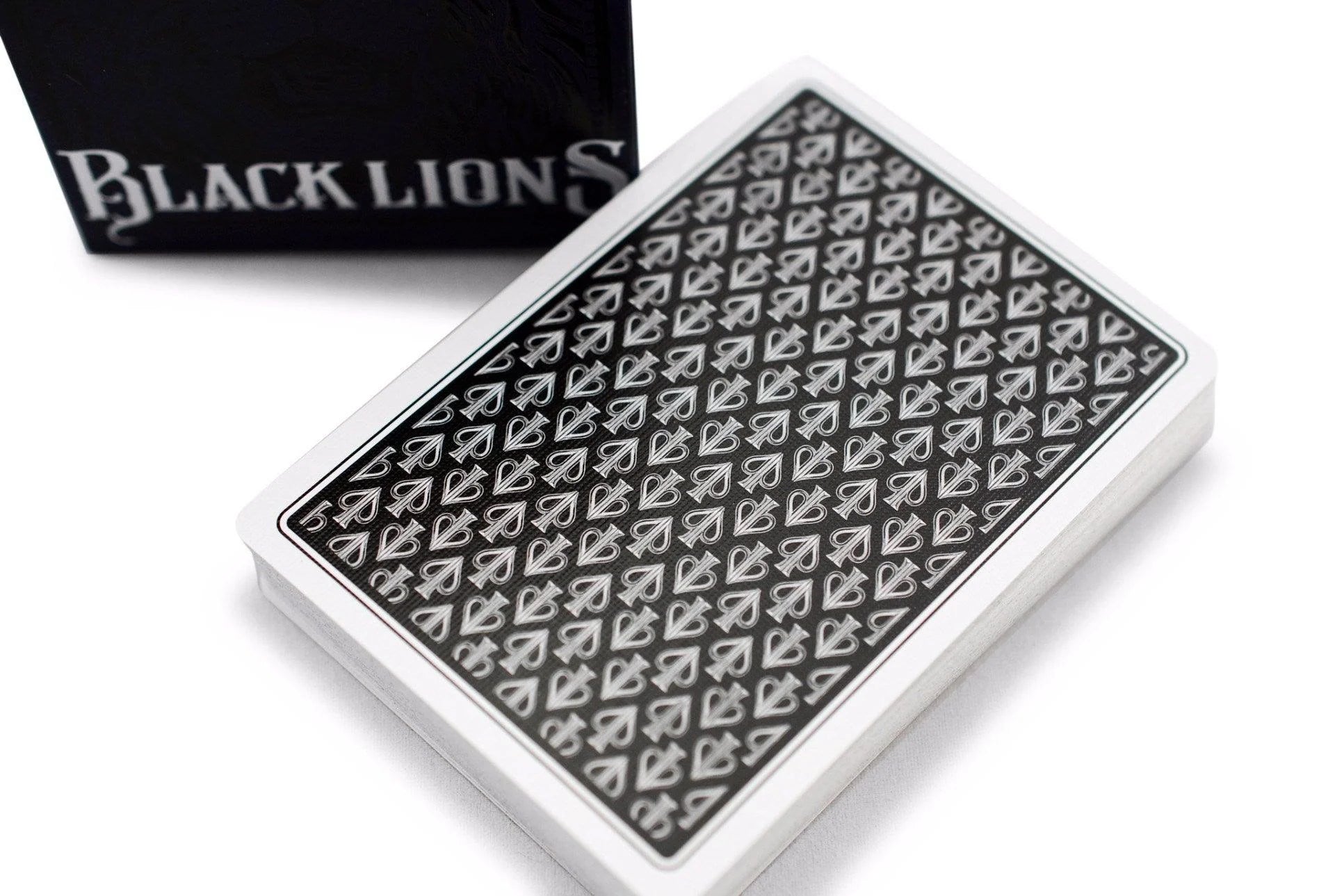 Black Lions Black Playing Cards by David Blaine - Eclipse Games Puzzles Novelties