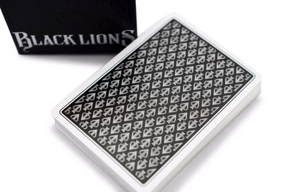Black Lions Black Playing Cards by David Blaine - Eclipse Games Puzzles Novelties