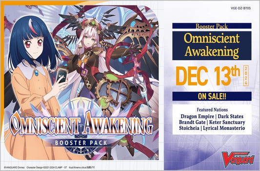 Cardfight! Vanguard - DZ-BT05 Omniscient Awakening Booster Box Case (20)