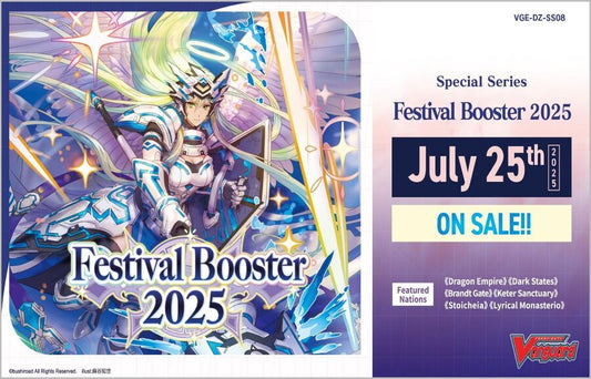 Cardfight! Vanguard - DZ-SS08 Festival Booster Box 2025 Case (30 Booster Boxes)