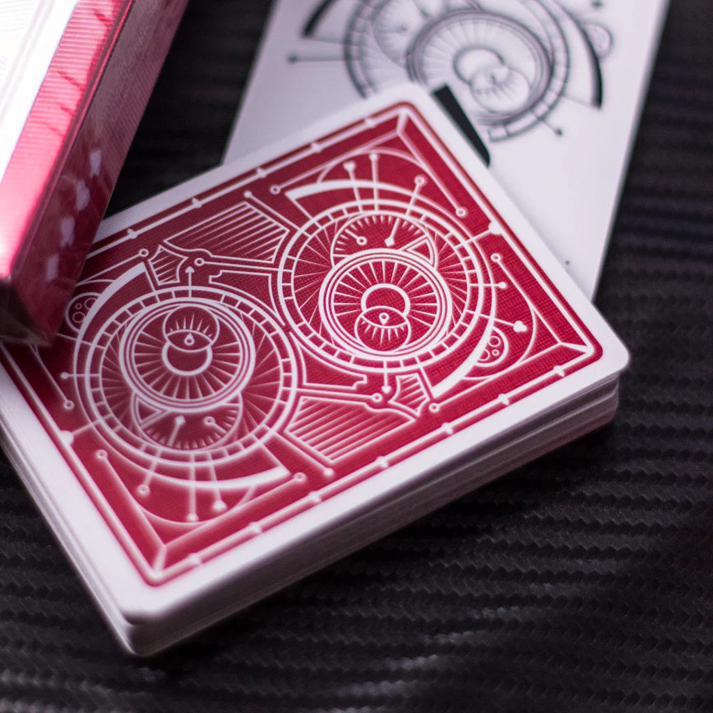 Celestial Red Edition Playing Cards by Encarded - EPCC - Eclipse Games Puzzles Novelties