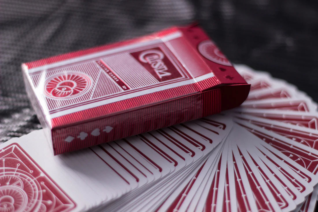 Celestial Red Edition Playing Cards by Encarded - EPCC - Eclipse Games Puzzles Novelties