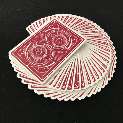 Celestial Red Edition Playing Cards by Encarded - EPCC - Eclipse Games Puzzles Novelties