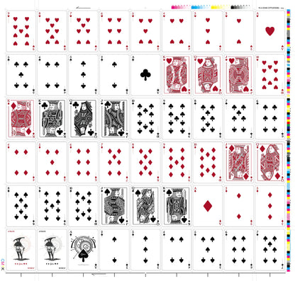 Celestial Red Edition Playing Cards by Encarded - EPCC - Eclipse Games Puzzles Novelties
