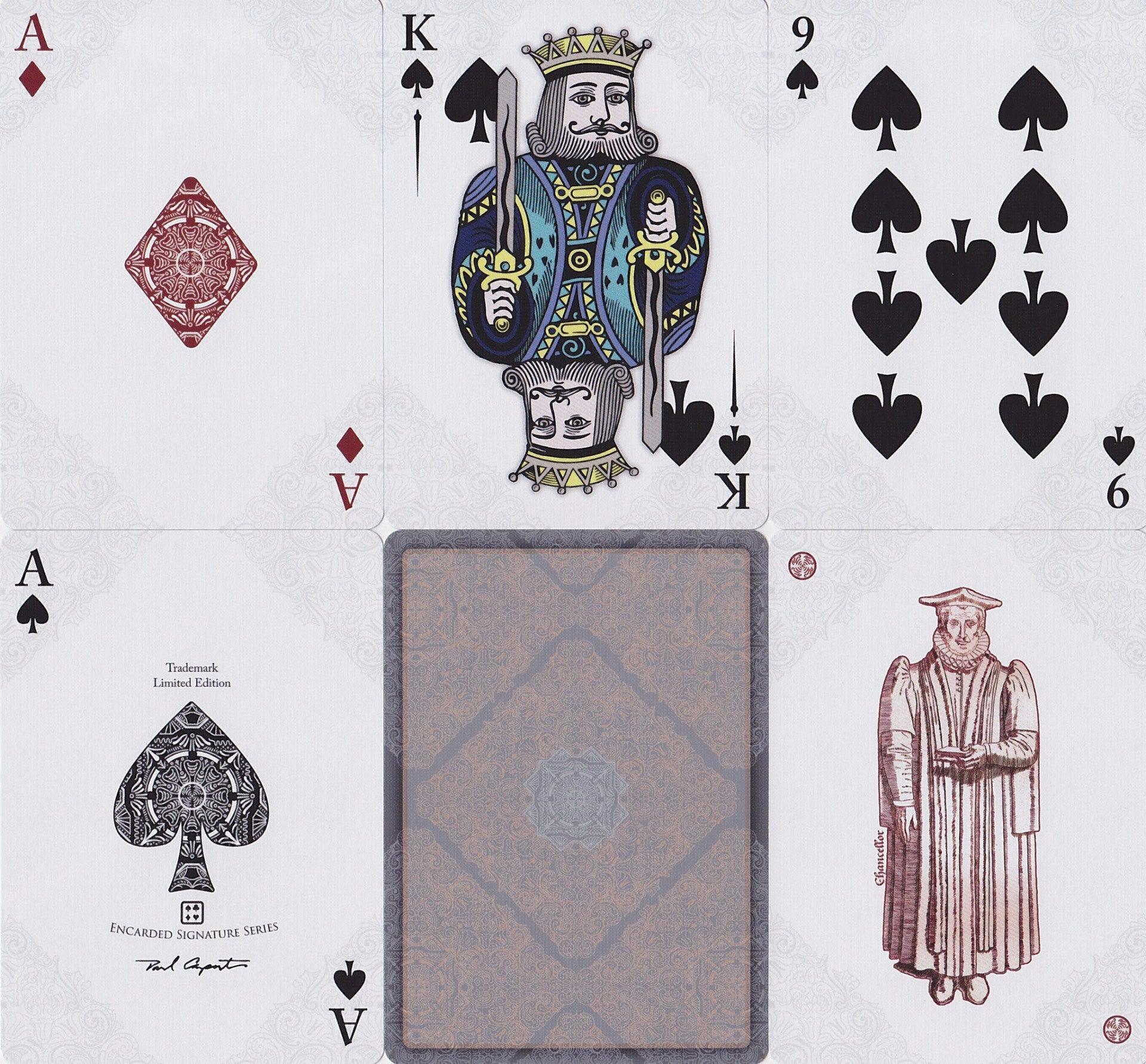 Chancellor Playing Cards by Encarded - EPCC - Eclipse Games Puzzles Novelties