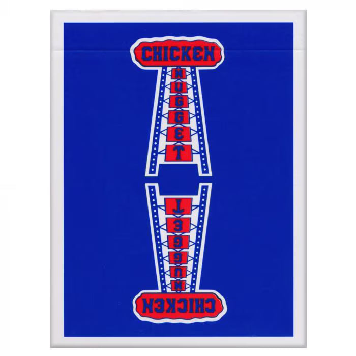 Chicken Nugget Blue Playing Cards - Eclipse Games Puzzles Novelties