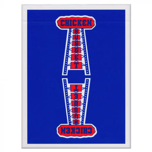Chicken Nugget Blue Playing Cards - Eclipse Games Puzzles Novelties