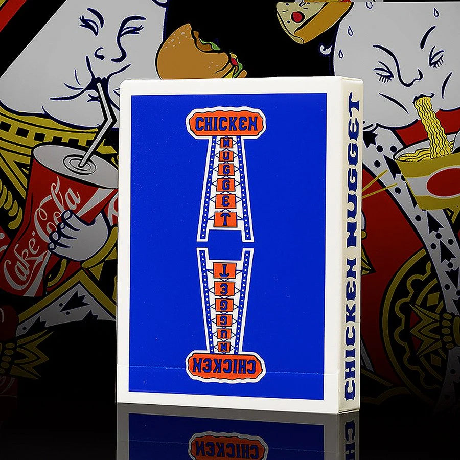 Chicken Nugget Blue Playing Cards - Eclipse Games Puzzles Novelties