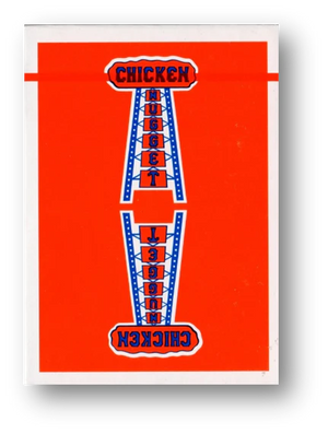 Chicken Nugget Red Playing Cards