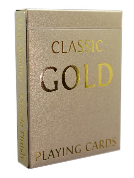 Classic Gold Playing Cards - EPCC - Eclipse Games Puzzles Novelties