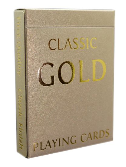 Classic Gold Playing Cards - EPCC - Eclipse Games Puzzles Novelties