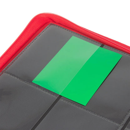 Collector's Series 9 Pocket Zip Trading Card Binder - RED