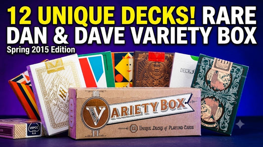 Dan & Dave Spring 2015 Variety Box - 12 Unique USPCC Decks  - Eclipse Games Puzzles Novelties