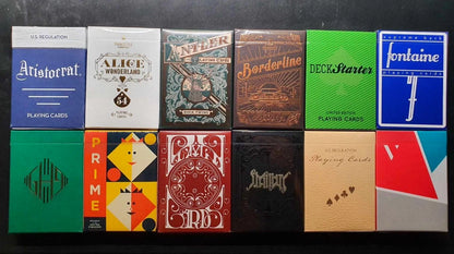 Dan & Dave Spring 2015 Variety Box - 12 Unique USPCC Decks  - Eclipse Games Puzzles Novelties