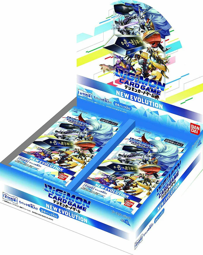 Digimon TCG - BT-01 New Evolutioon Booster Box Japanese