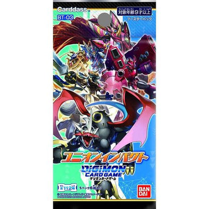 Digimon TCG - BT-03 Union Impact Booster Box Japanese