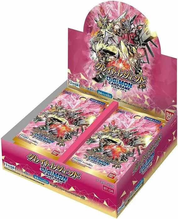 Digimon TCG - BT-04 Great Legend Booster Box Japanese