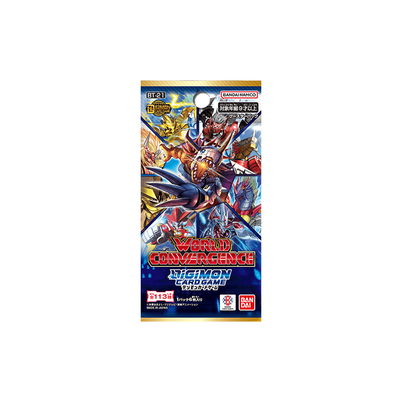 Digimon TCG - BT-21 World Convergence Booster Box Japanese