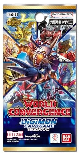 Digimon TCG - BT-21 World Convergence Booster Box Japanese