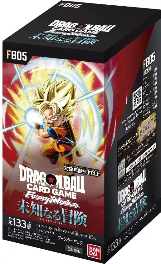 Dragon Ball Fusion World - FB-05 New Adventure Booster Box Japanese