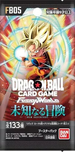 Dragon Ball Fusion World - FB-05 New Adventure Booster Box Japanese